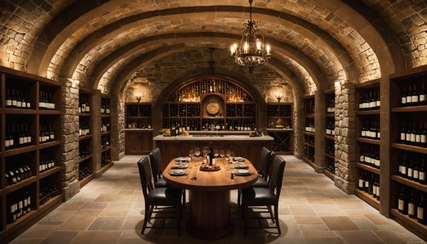 Accords mets et vins et caves prestigieuses