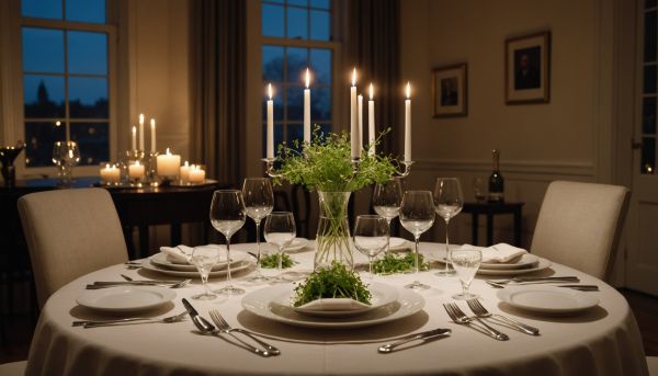 Comment organiser un repas intime d'exception ?